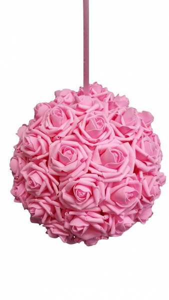 Boule de Rose rose bonbon 12cm - HEAVEN MANCIEL
