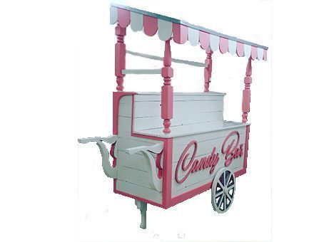 Candy Bar Rose et Blanc