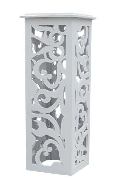 Colonne arabesque blanche