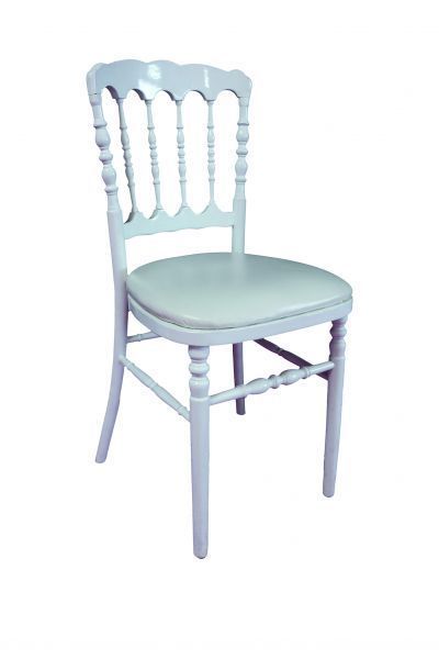 Chaise Napoléon blanche ( en Bois )