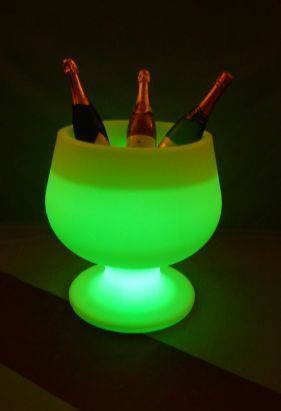 Seau champagne lumineux